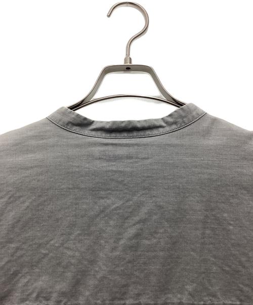 Graphpaper（グラフペーパー）Graphpaper (グラフペーパー) バンドカラーオーバーサイズシャツ グレー サイズ:SIZE Freeの古着・服飾アイテム