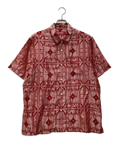 SUPREME（シュプリーム）Supreme (シュプリーム) 半袖シャツ 24SS レッド サイズ:SIZE Lの古着・服飾アイテム