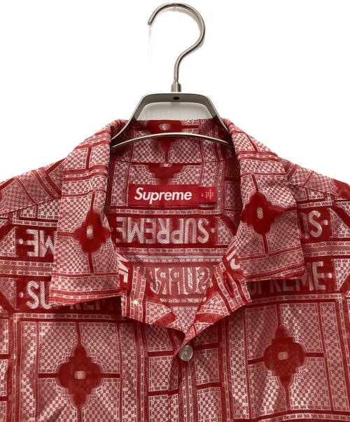 SUPREME（シュプリーム）Supreme (シュプリーム) 半袖シャツ 24SS レッド サイズ:SIZE Lの古着・服飾アイテム