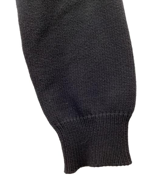 LOEWE（ロエベ）LOEWE (ロエベ) アナグラムエンブロイダリーニットセーター ネイビー×ブラック サイズ:SIZE Sの古着・服飾アイテム