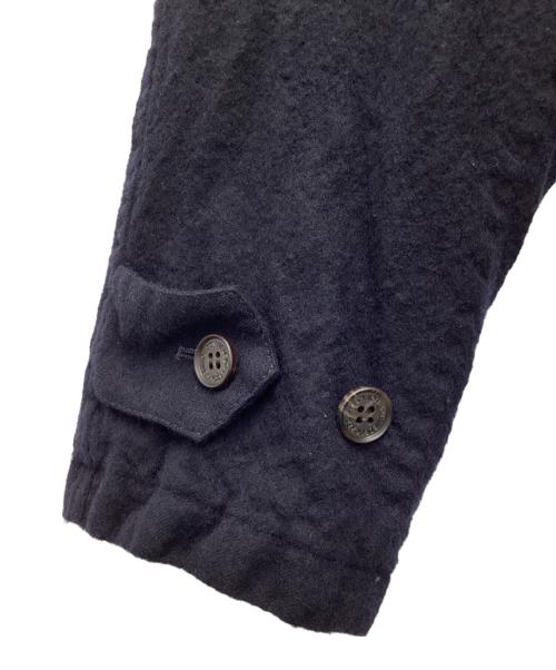 COMME des GARCONS（コムデギャルソン）COMME des GARCONS (コムデギャルソン) ウールサージ縮絨コートステンカラーコート ネイビー サイズ:SIZE Sの古着・服飾アイテム