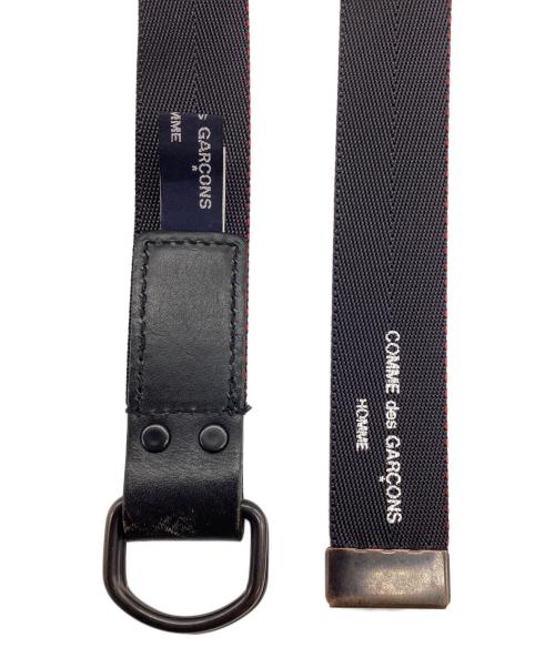 COMME des GARCONS（コムデギャルソン）COMME des GARCONS (コムデギャルソン) ナイロンテープベルト ブラックの古着・服飾アイテム