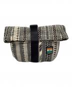 ETHNOTEKエスノテック）の古着「シンクロトラベルスリング」｜ブラック×ベージュ