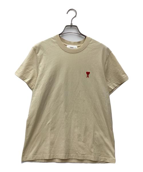 ami（アミ）ami (アミ) 半袖Tシャツ ベージュ サイズ:SIZE Mの古着・服飾アイテム