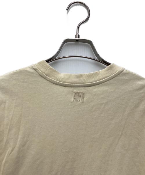 ami（アミ）ami (アミ) 半袖Tシャツ ベージュ サイズ:SIZE Mの古着・服飾アイテム