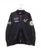 LOOPWHEELERループウィラー）の古着「ジップパーカー」｜ブラック