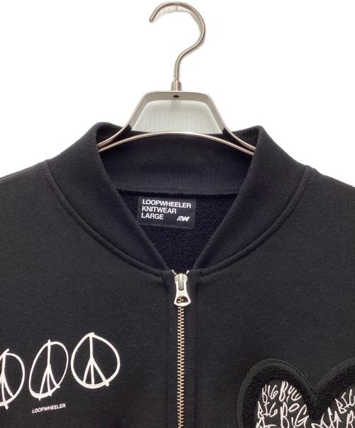 LOOPWHEELER（ループウィラー）LOOPWHEELER (ループウィラー) ジップパーカー ブラック サイズ:SIZE Lの古着・服飾アイテム