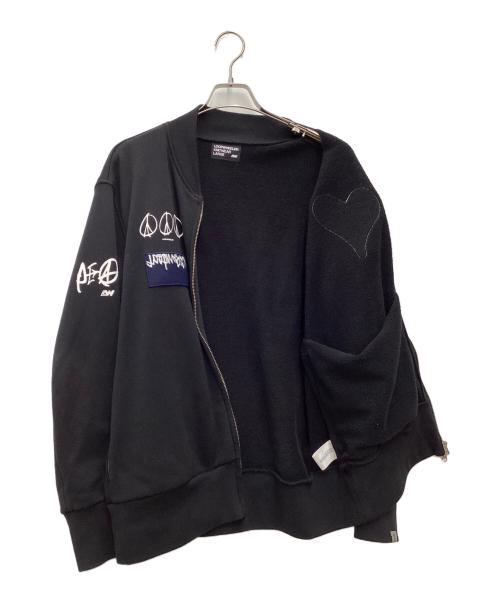 LOOPWHEELER（ループウィラー）LOOPWHEELER (ループウィラー) ジップパーカー ブラック サイズ:SIZE Lの古着・服飾アイテム