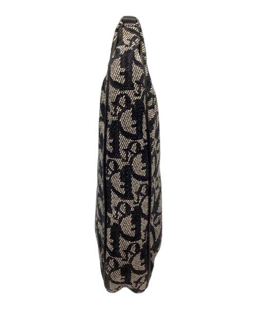 Christian Dior（クリスチャン ディオール）Christian Dior (クリスチャン ディオール) サドルバッグ トロッター ショルダーストラップ欠品 ネイビーの古着・服飾アイテム