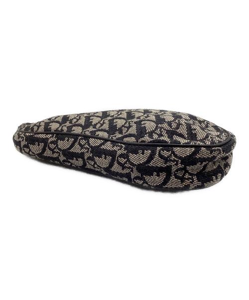 Christian Dior（クリスチャン ディオール）Christian Dior (クリスチャン ディオール) サドルバッグ トロッター ショルダーストラップ欠品 ネイビーの古着・服飾アイテム
