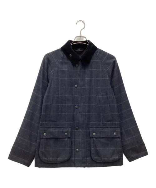 Barbour（バブアー）Barbour (バブアー) ウールビデイルジャケット グレー×ブラック サイズ:SIZE 34の古着・服飾アイテム