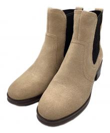 COLE HAAN（コールハーン）の古着「ピーツウォーターレジスタント ブーティー」｜ベージュ×ブラウン