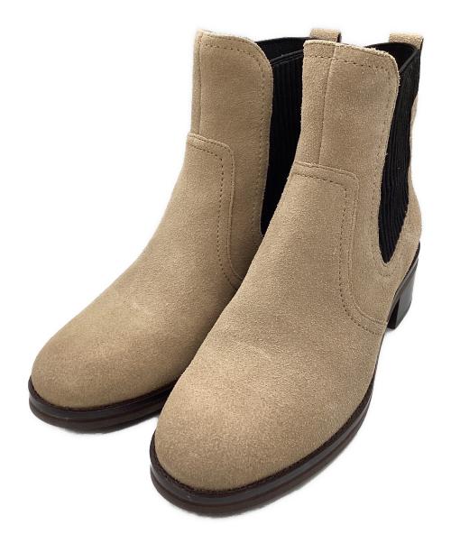 COLE HAAN（コールハーン）COLE HAAN (コールハーン) ピーツウォーターレジスタント ブーティー ベージュ×ブラウン サイズ:SIZE 23.5cmの古着・服飾アイテム
