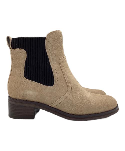 COLE HAAN（コールハーン）COLE HAAN (コールハーン) ピーツウォーターレジスタント ブーティー ベージュ×ブラウン サイズ:SIZE 23.5cmの古着・服飾アイテム