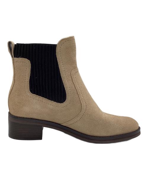 COLE HAAN（コールハーン）COLE HAAN (コールハーン) ピーツウォーターレジスタント ブーティー ベージュ×ブラウン サイズ:SIZE 23.5cmの古着・服飾アイテム
