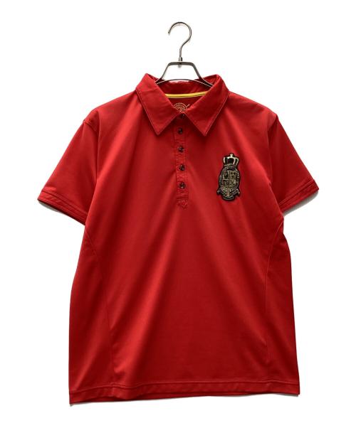 RUSSELUNO（ラッセルノ）RUSSELUNO (ラッセルノ) ポロシャツ レッド サイズ:SIZE XLの古着・服飾アイテム