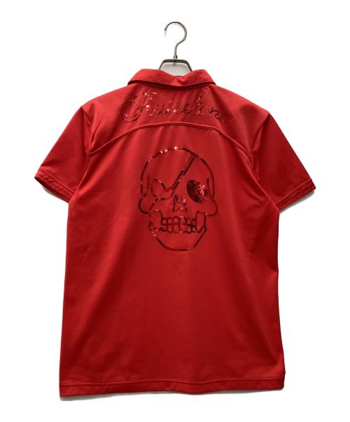 RUSSELUNO（ラッセルノ）RUSSELUNO (ラッセルノ) ポロシャツ レッド サイズ:SIZE XLの古着・服飾アイテム