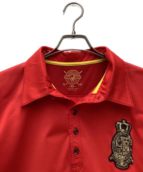 RUSSELUNO（ラッセルノ）RUSSELUNO (ラッセルノ) ポロシャツ レッド サイズ:SIZE XLの古着・服飾アイテム