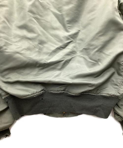 US AIR FORCE（ユーエスエアフォース）US AIR FORCE (US AIR FORCE) 50s初期 L-2Bフライトジャケット  blue anchor overall co. オリーブ サイズ:SIZE Mの古着・服飾アイテム