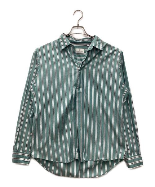 colony clothing（コロニークロージング）colony clothing (コロニークロージング) 長袖シャツ ミントグリーン サイズ:SIZE Lの古着・服飾アイテム