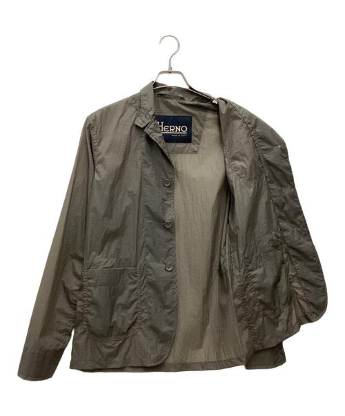 HERNO（ヘルノ）HERNO (ヘルノ) ナイロンジャケット グレー サイズ:SIZE 44の古着・服飾アイテム