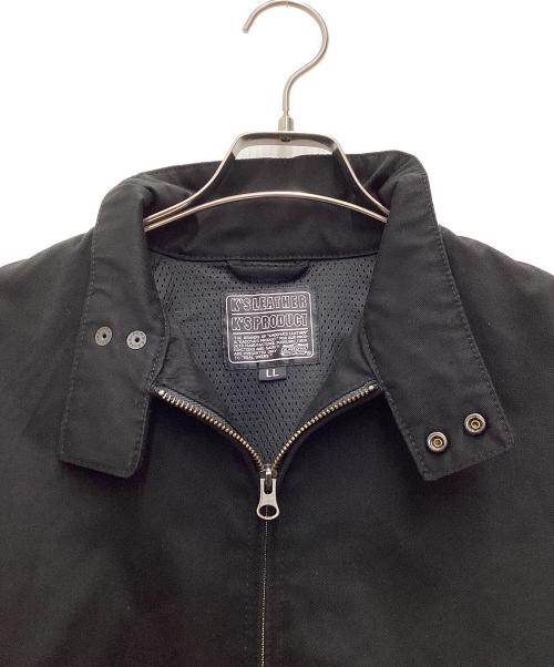 K'S LEATHER（ケーズレザー）k's leather (ケーズレザー) kadoya (カドヤ) ライダースジャケット ブラック サイズ:SIZE LLの古着・服飾アイテム