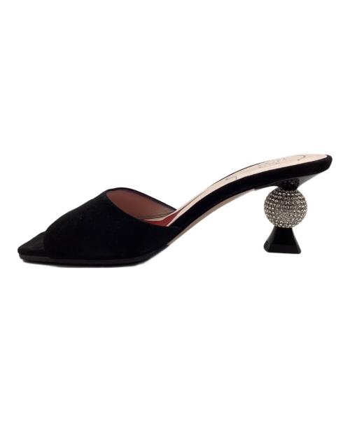 Roger Vivier（ロジェ ヴィヴィエ）Roger Vivier (ロジェ ヴィヴィエ) スクエアトゥサンダル ブラック サイズ:SIZE 34の古着・服飾アイテム