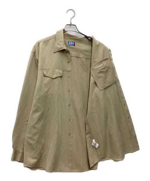 Reo HeRRING（-）Reo HeRRING (-) シャツ ベージュ サイズ:SIZE Lの古着・服飾アイテム