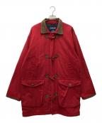LAND'S ENDランズエンド）の古着「90S ダッフルコート」｜レッド