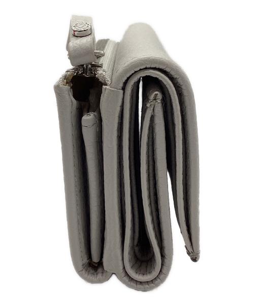 GIANNI CHIARINI（ジャンニ キアリーニ）GIANNI CHIARINI (ジャンニ キアリーニ) 2つ折り財布 グレーの古着・服飾アイテム