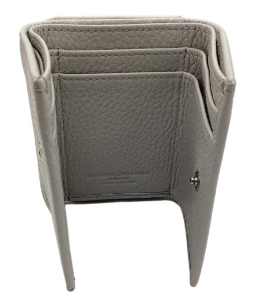 GIANNI CHIARINI（ジャンニ キアリーニ）GIANNI CHIARINI (ジャンニ キアリーニ) 2つ折り財布 グレーの古着・服飾アイテム