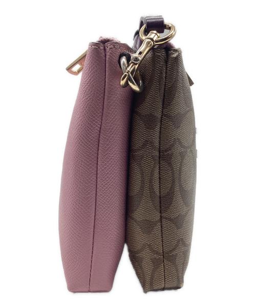 COACH（コーチ）COACH (コーチ) ショルダーバッグ シグネチャー ベージュの古着・服飾アイテム