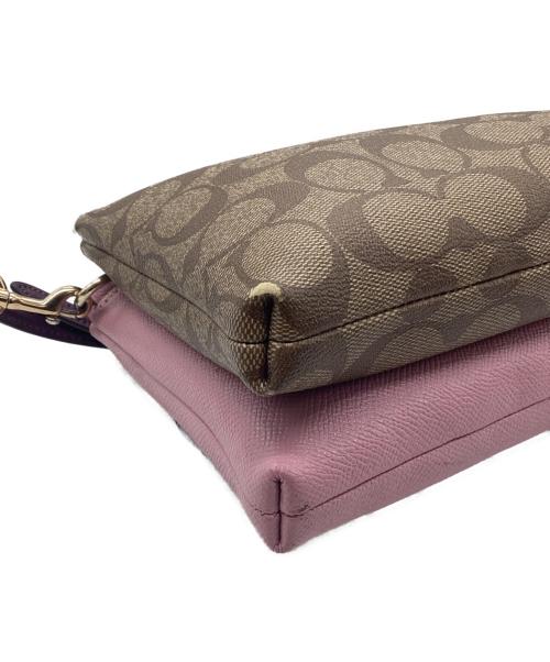 COACH（コーチ）COACH (コーチ) ショルダーバッグ シグネチャー ベージュの古着・服飾アイテム
