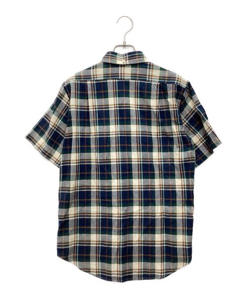 A BATHING APE（ア ベイシング エイプ）A BATHING APE (ア ベイシング エイプ) 半袖チェックシャツ マルチカラー サイズ:SIZE Mの古着・服飾アイテム