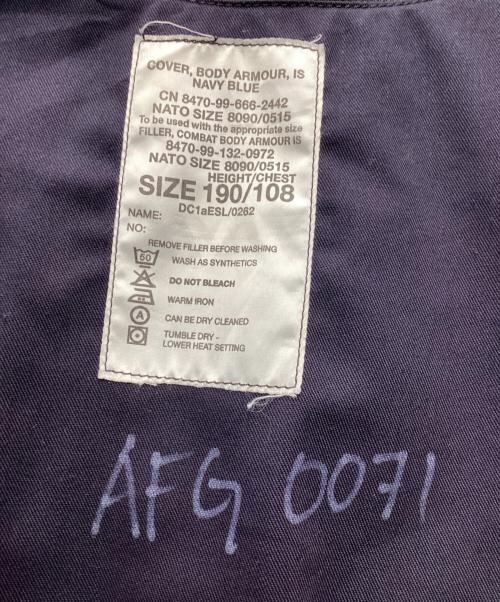イギリス軍（イギリスグン）イギリス軍 (イギリスグン) タクティカルベスト ネイビー サイズ:SIZE 190-108の古着・服飾アイテム