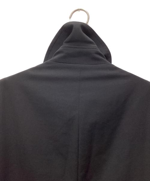 yohji yamamoto+noir（ヨウジヤマモトプリュスノアール）yohji yamamoto+Noir (ヨウジヤマモトプリュスノアール) POUR HOMME WOOL GABARDINE SMOOTH COAT TeroTero Coat ブラック サイズ:SIZE 3の古着・服飾アイテム
