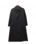 yohji yamamoto+Noir（ヨウジヤマモトプリュスノアール）の古着「POUR HOMME WOOL GABARDINE SMOOTH COAT TeroTero Coat」｜ブラック
