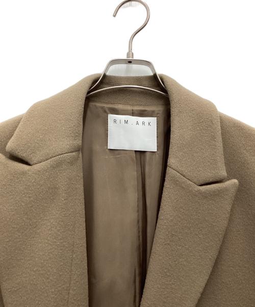 RIM.ARK（リムアーク）RIM.ARK (リムアーク) Curvaceous seamless CT ウールコート ブラウン サイズ:SIZE 36の古着・服飾アイテム