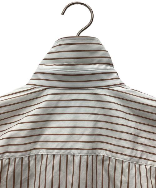 Saint Laurent Paris（サンローランパリ）Saint Laurent Paris (サンローランパリ) 長袖ボタンダウンシャツ ブラウン サイズ:SIZE 36の古着・服飾アイテム