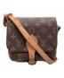 LOUIS VUITTON（ルイ ヴィトン）の古着「カルトシエールPM ショルダーバッグ モノグラム」｜ブラウン