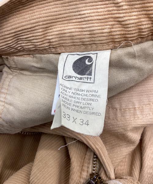 CarHartt（カーハート）CarHartt (カーハート) コーデュロイペインターパンツ ベージュ サイズ:SIZE 81cm (W32)の古着・服飾アイテム