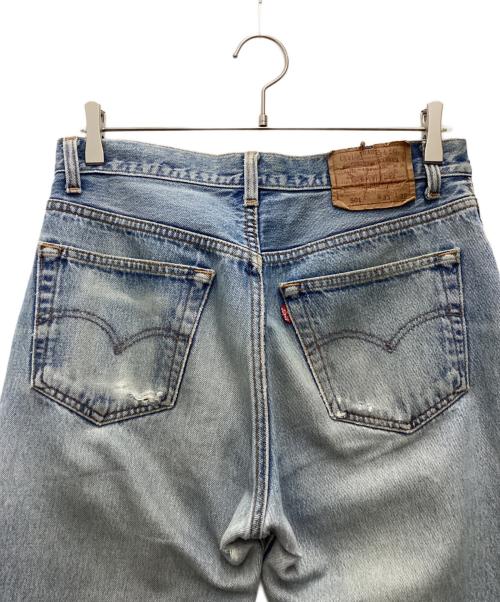 LEVI'S（リーバイス）LEVI'S (リーバイス) ダメージデニムパンツ 刻印653 推定90s USA製 スカイブルー サイズ:SIZE W36×L32の古着・服飾アイテム