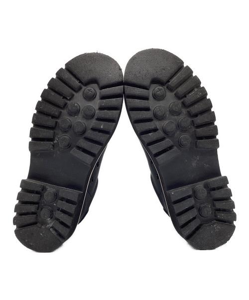 MAISON MAVERICK PRESENTS（メゾンマーベリック プレゼンツ）MAISON MAVERICK PRESENTS (メゾンマーベリック プレゼンツ)  マヴェリック シューレースロゴスニーカー ブラック サイズ:SIZE 24cmの古着・服飾アイテム