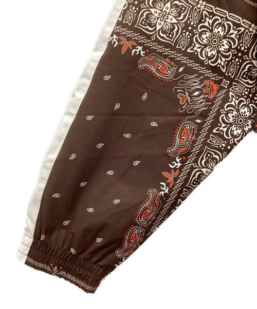 TAINDOUBLEPUSH（タインダブルプッシュ）TAINDOUBLEPUSH (タインダブルプッシュ) ブルゾン ブラウン×ホワイト サイズ:SIZE Lの古着・服飾アイテム