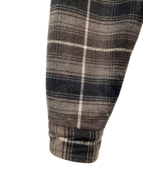SUPREME（シュプリーム）Supreme (シュプリーム) 22AW Shearling Lines Flannel Shirt Jacket 裏ボアジャケット グレー サイズ:SIZE Mの古着・服飾アイテム