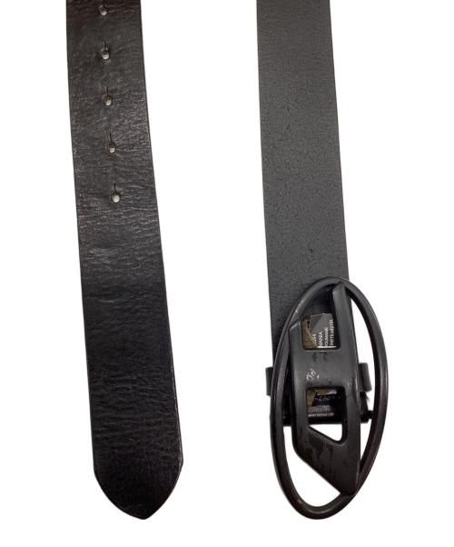 DIESEL（ディーゼル）DIESEL (ディーゼル) レザーベルト ブラックの古着・服飾アイテム
