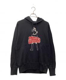 Hysteric Glamour（ヒステリックグラマー）の古着「VIXEN GIRL パーカー 21AW」｜ブラック