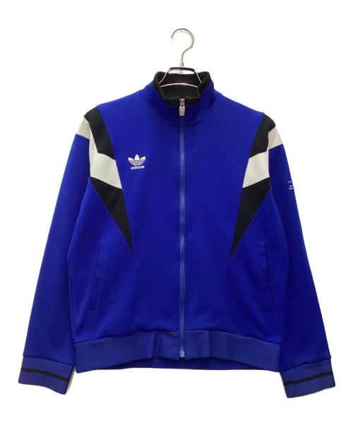 adidas（アディダス）adidas (アディダス) トラックジャケット デサントタグ ブルー×ホワイト サイズ:SIZE Lの古着・服飾アイテム