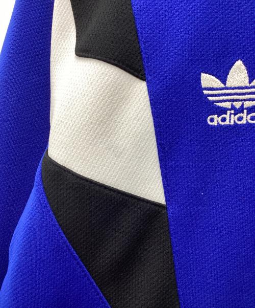 adidas（アディダス）adidas (アディダス) トラックジャケット デサントタグ ブルー×ホワイト サイズ:SIZE Lの古着・服飾アイテム