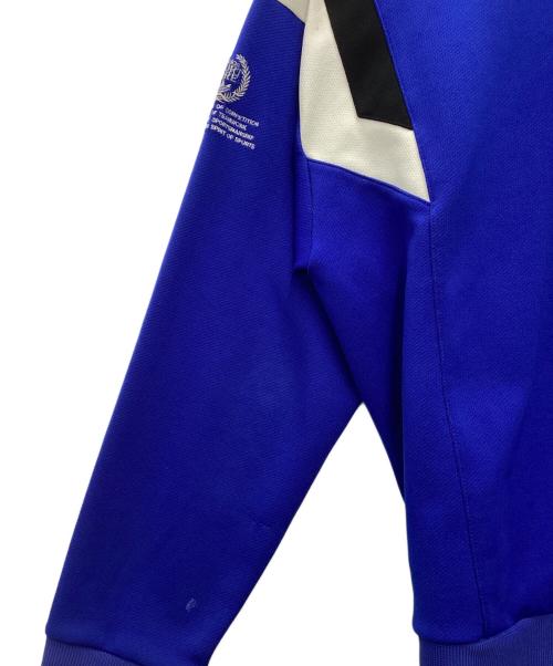 adidas（アディダス）adidas (アディダス) トラックジャケット デサントタグ ブルー×ホワイト サイズ:SIZE Lの古着・服飾アイテム